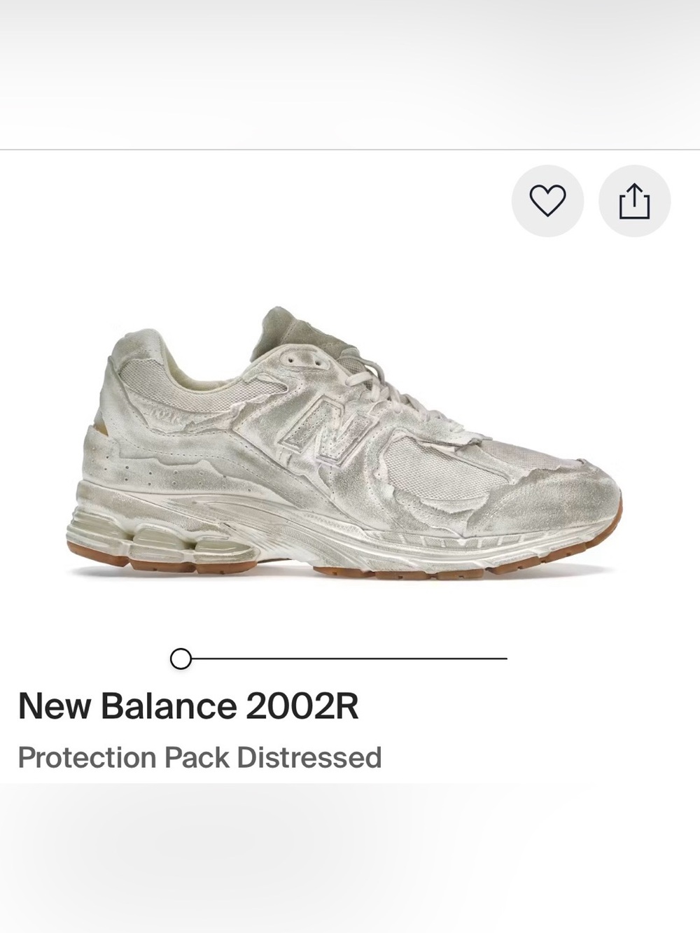 New Balance 2002R Protection Pack Distressed Sneaker